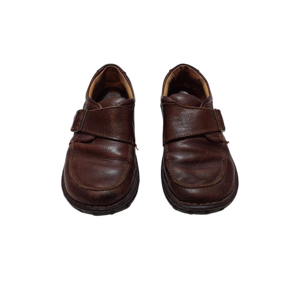 mens cabelas leather loafers comfort shoes size 9.5